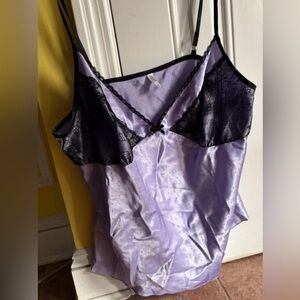 George Purple & Black Cami